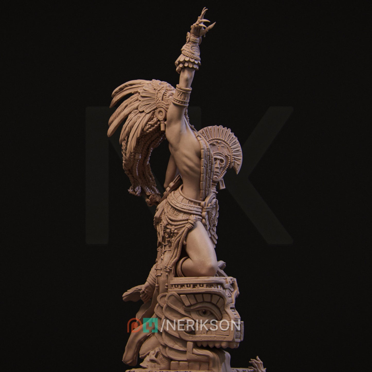🔱 Tribal Priestess of the Cursed River – Ultra-Detail Miniature for Painting & Assembly 🔱