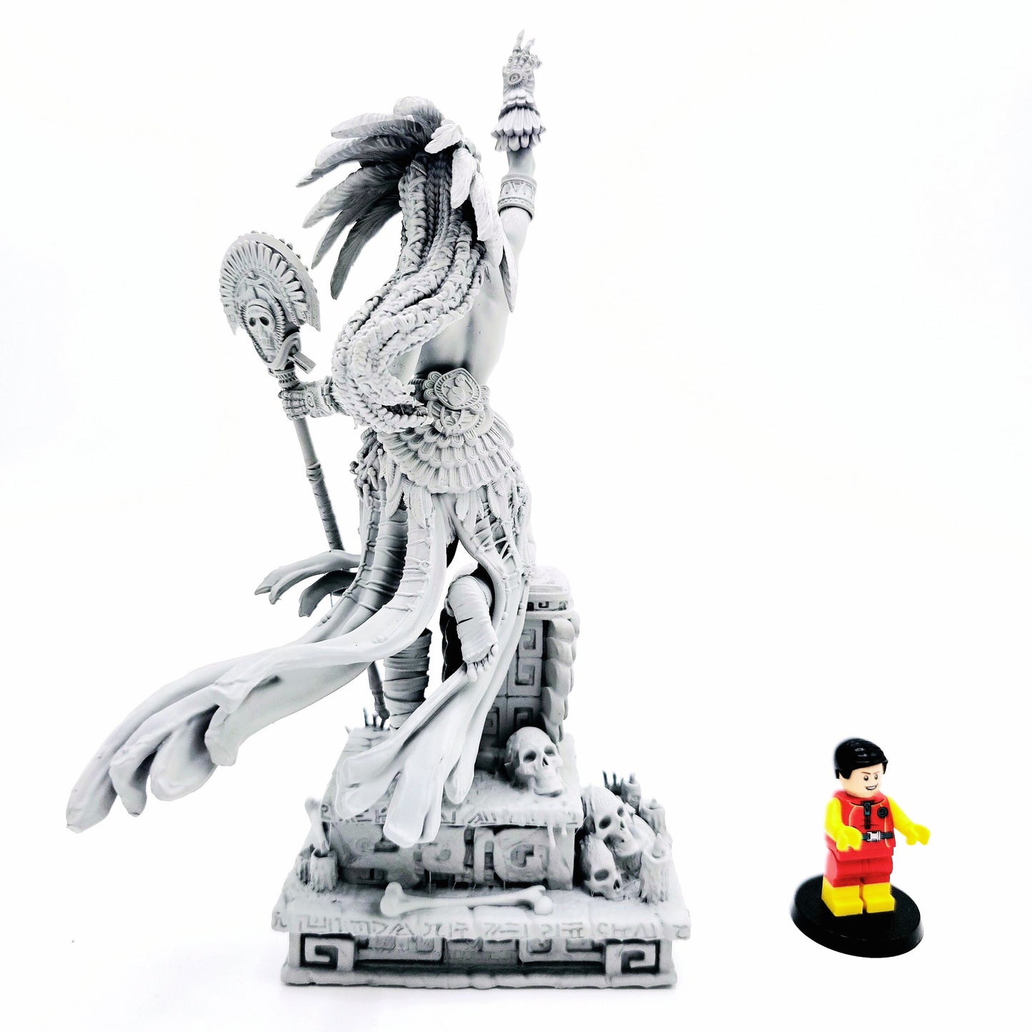 🔱 Tribal Priestess of the Cursed River – Ultra-Detail Miniature for Painting & Assembly 🔱