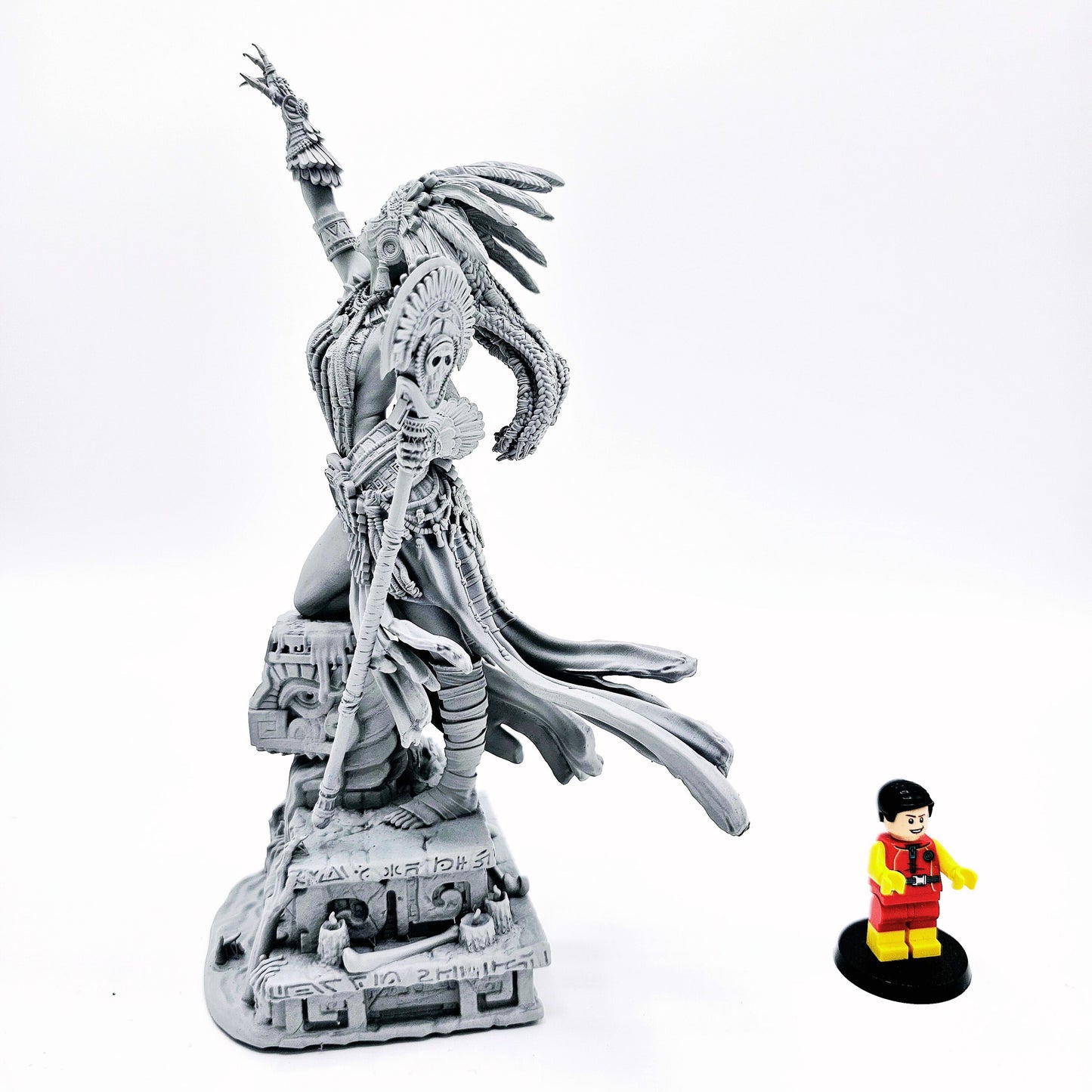 🔱 Tribal Priestess of the Cursed River – Ultra-Detail Miniature for Painting & Assembly 🔱