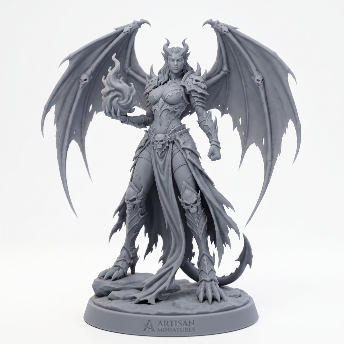 Vhalyra — unpainted resin miniature