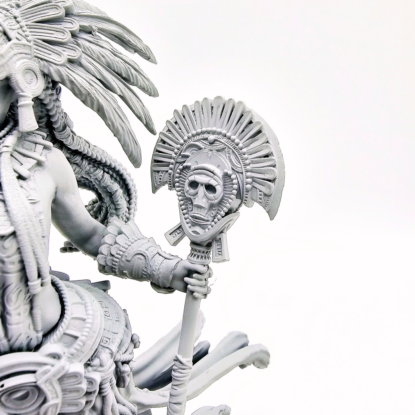 🔱 Tribal Priestess of the Cursed River – Ultra-Detail Miniature for Painting & Assembly 🔱