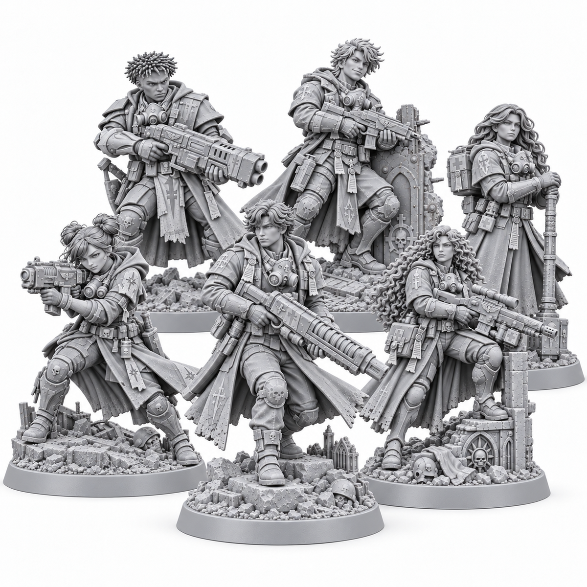 No One Left Behind Entourage — Six-Hero Varkrieg Set