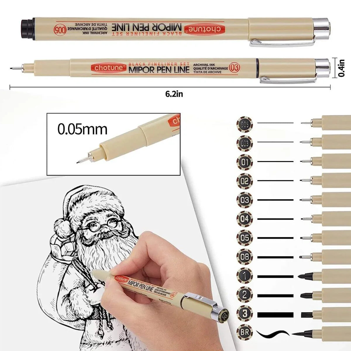 nkFlow: Set of 12 Ink Pens