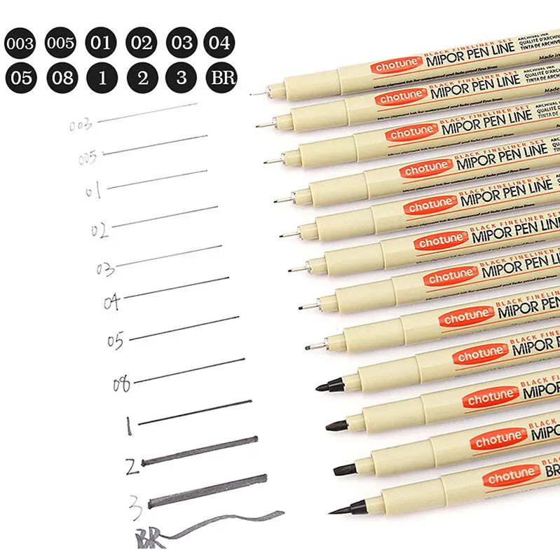 nkFlow: Set of 12 Ink Pens