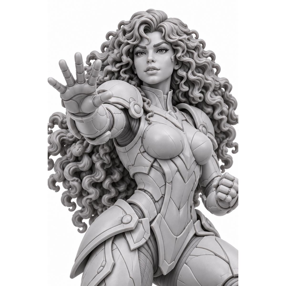 Cala — Prenova Bishop Ivoryta miniature — unpainted resin detail view