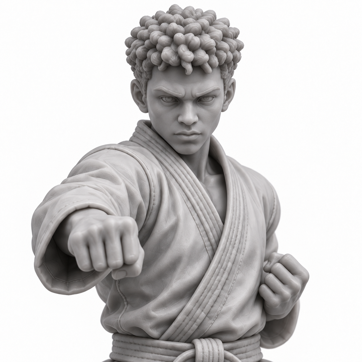 cass District 199 Dojo miniature concept render — resin 05 detail