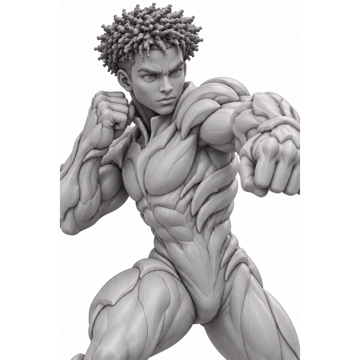 Cass — Prenova Bishop Ivoryta miniature — unpainted resin detail view