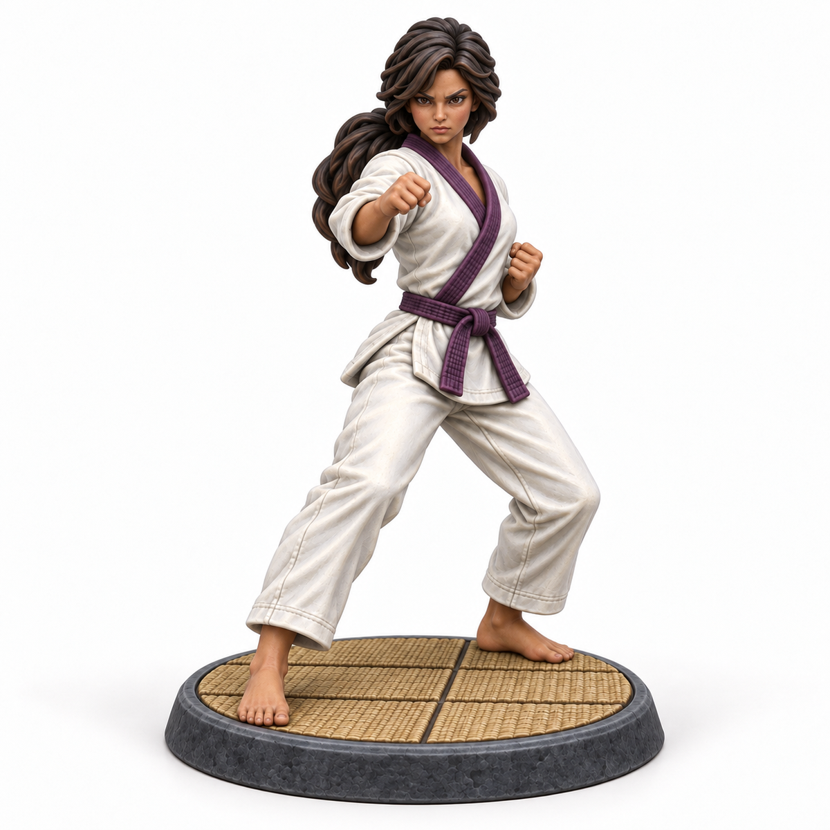 kira District 199 Dojo miniature concept render — painted 01 front