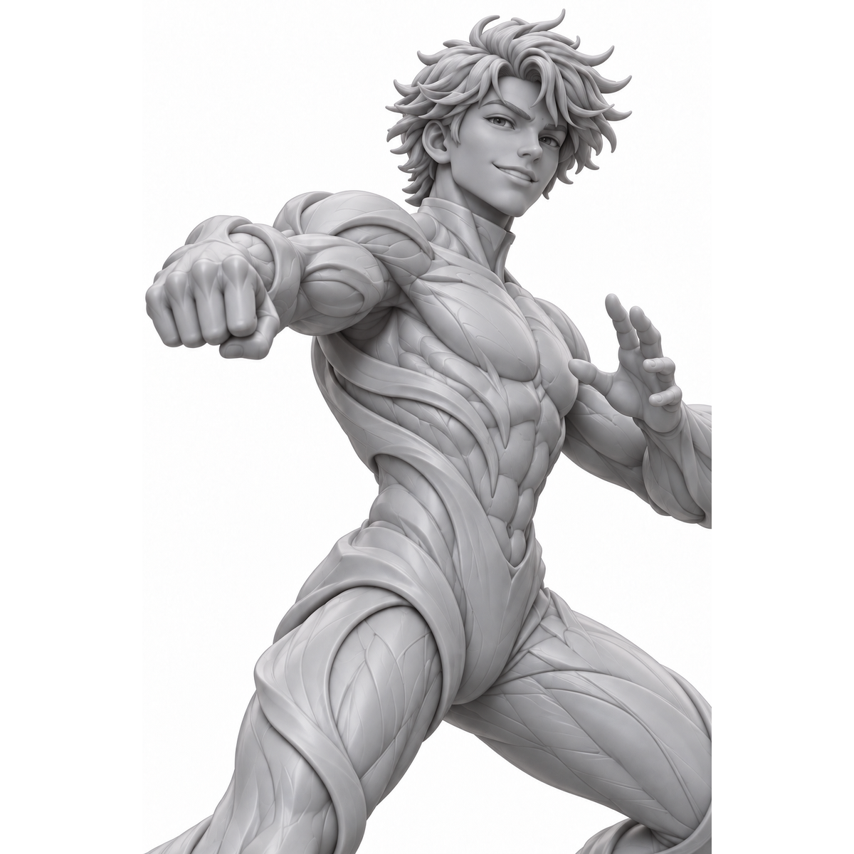 Max — Prenova Bishop Ivoryta miniature — unpainted resin detail view