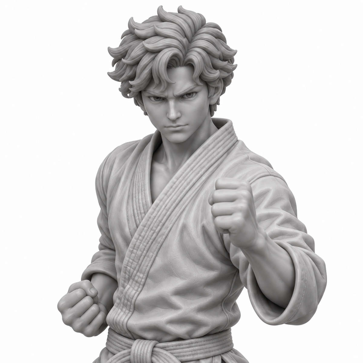 tom District 199 Dojo miniature concept render — resin 05 detail