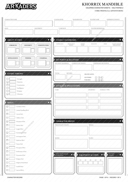 Khorrix Mandible exact protected A4 PDF page 1 of 6