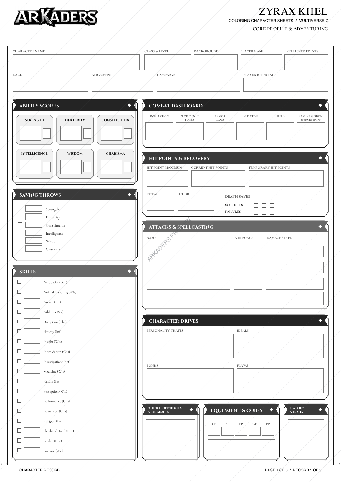 Zyrax Khel exact protected PDF preview page 1 of 6