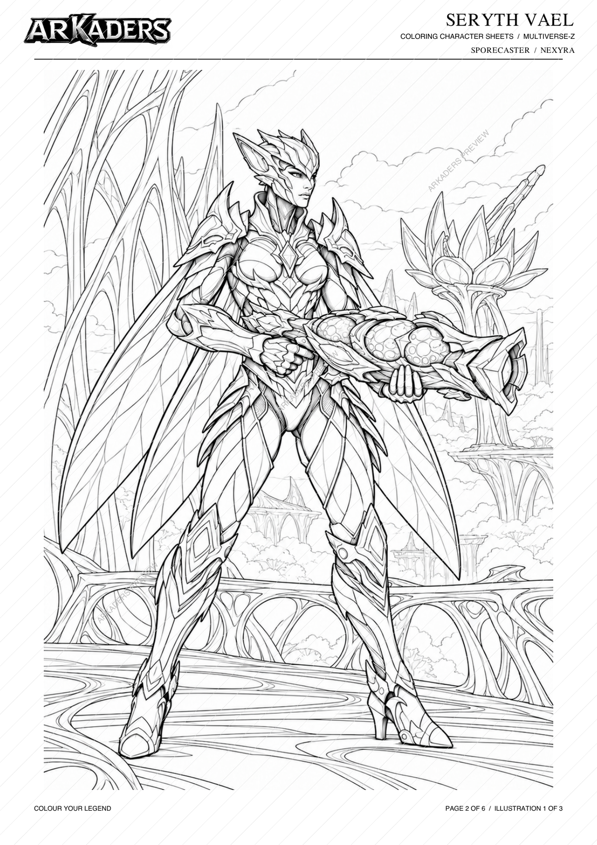 Seryth Vael — page2 standing platform protected preview