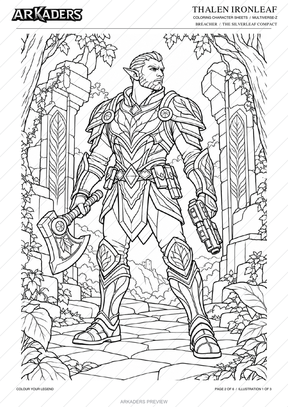 Thalen Ironleaf — thalen ironleaf page 2. Protected preview; digital PDF only.