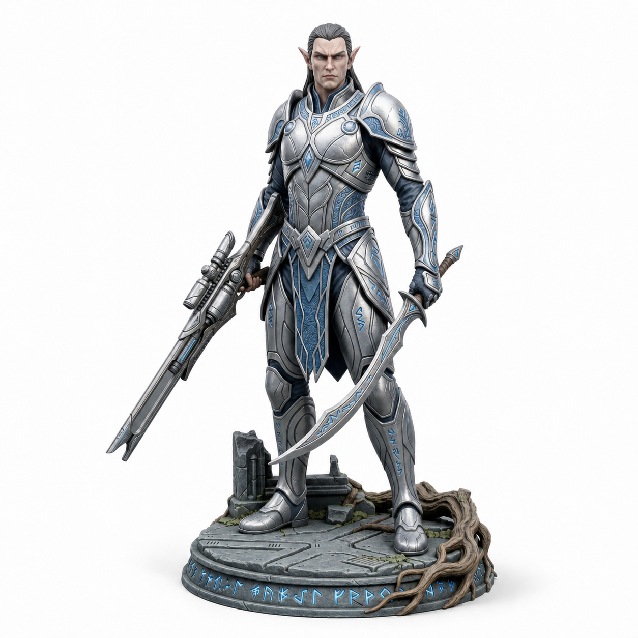 Sylvani Futura Vanguard painted premium resin miniature, front view