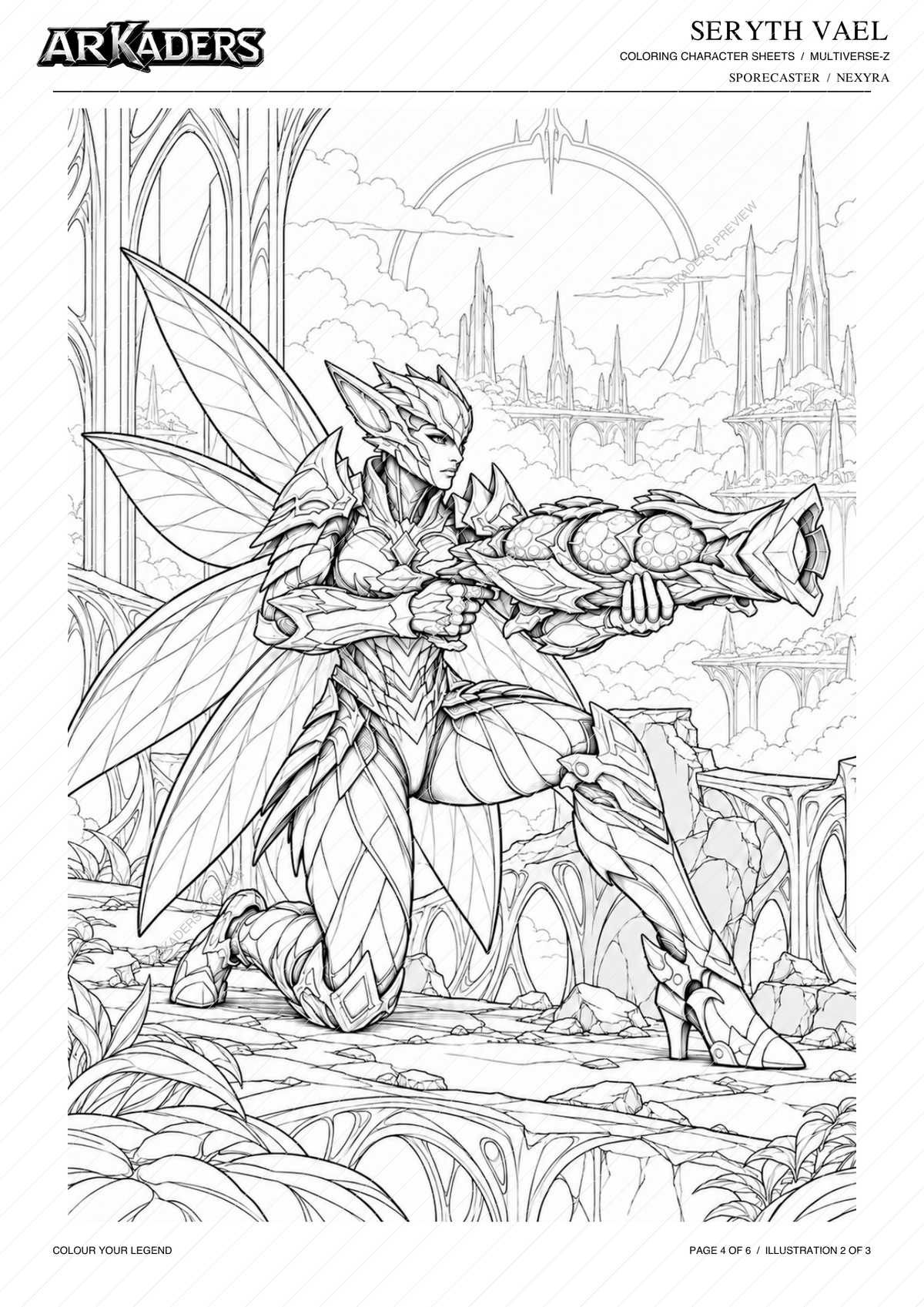 Seryth Vael — page4 kneeling aim protected preview