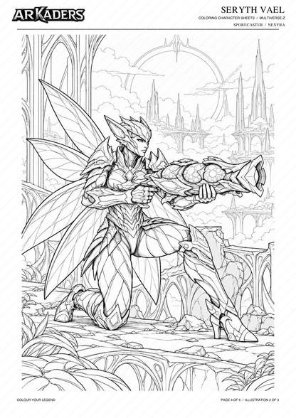 Seryth Vael — page4 kneeling aim protected preview