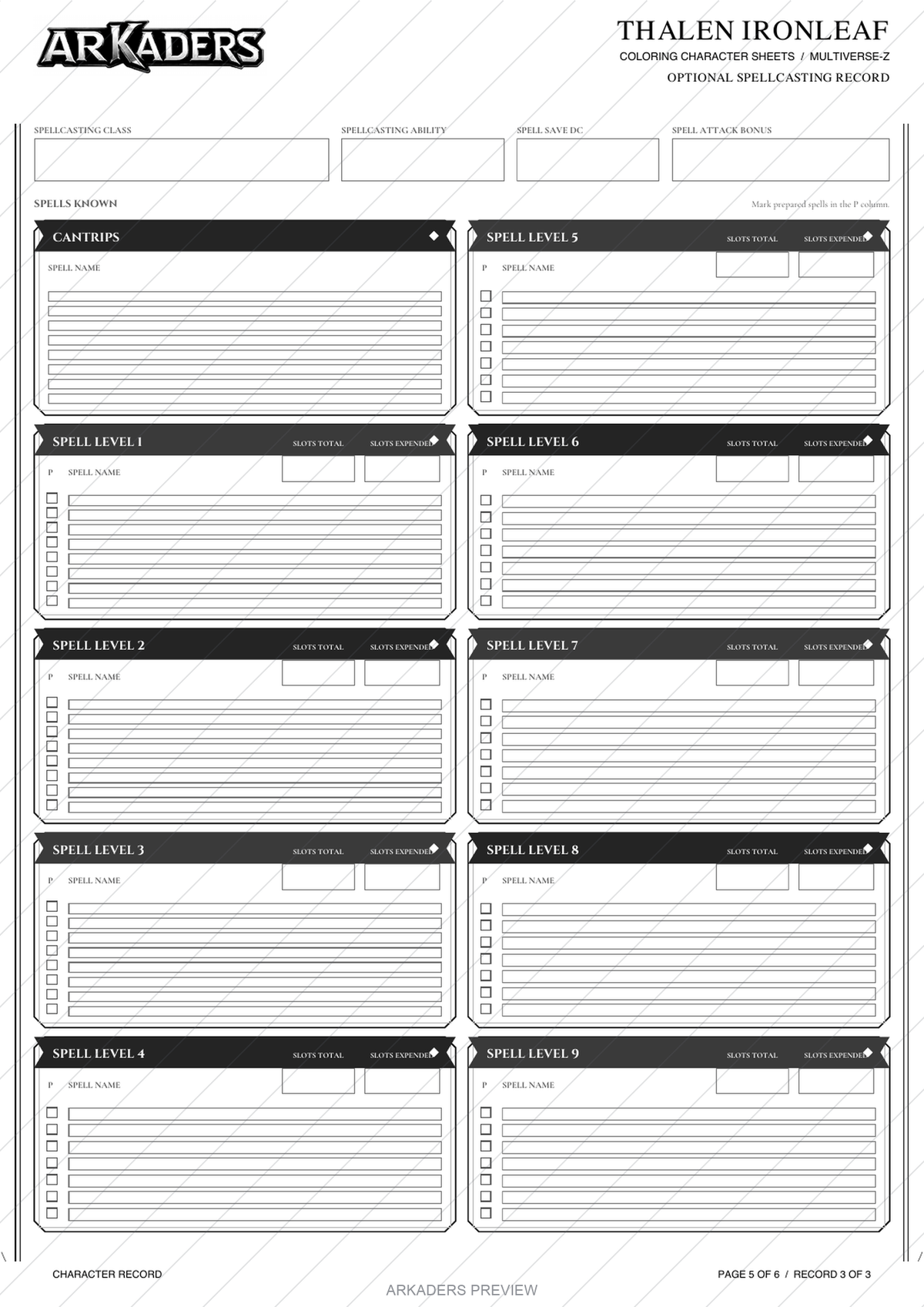 Thalen Ironleaf — thalen ironleaf page 5. Protected preview; digital PDF only.