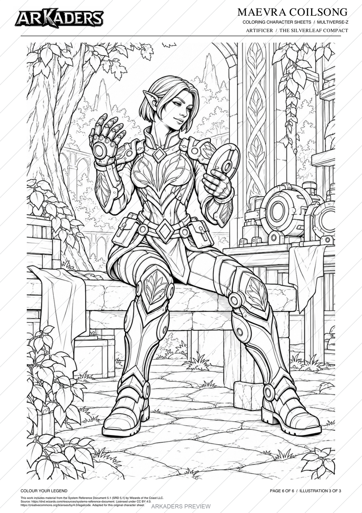 Maevra Coilsong protected preview of PDF page 6 of 6