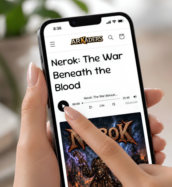 Scanning the QR portal opens the chapter on a phone