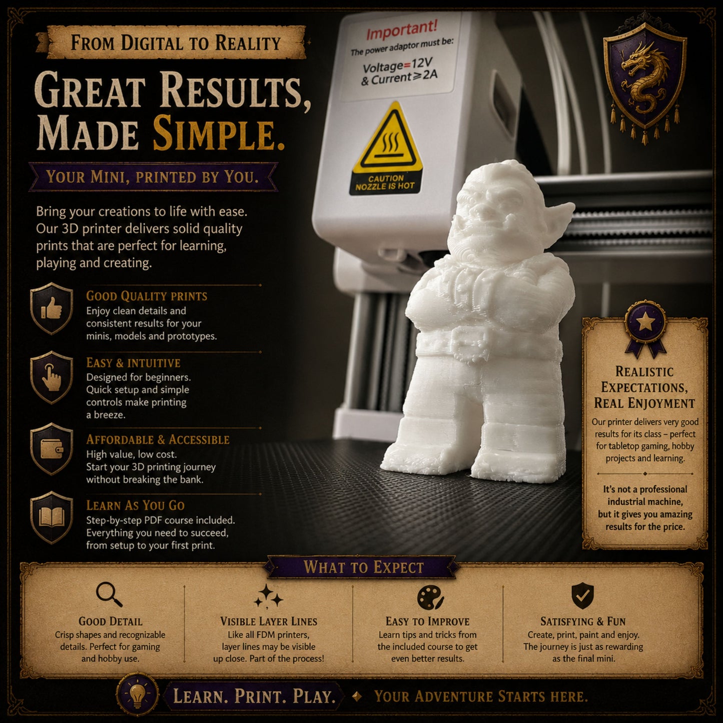The Perfect 3D Printer For Beginners
