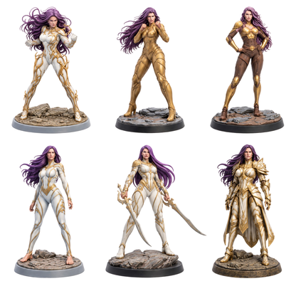 sublime-tribute — all 6 miniatures included. Painted references; supplied unpainted.