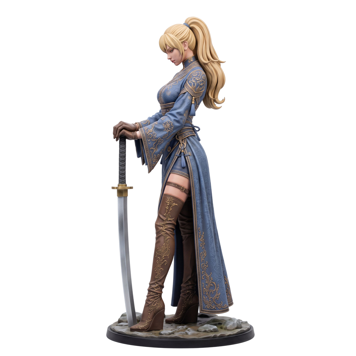 Akamy — Katana — painted reference; supplied unpainted