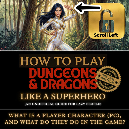 What is a Player Character (PC), and what do they do in the game?