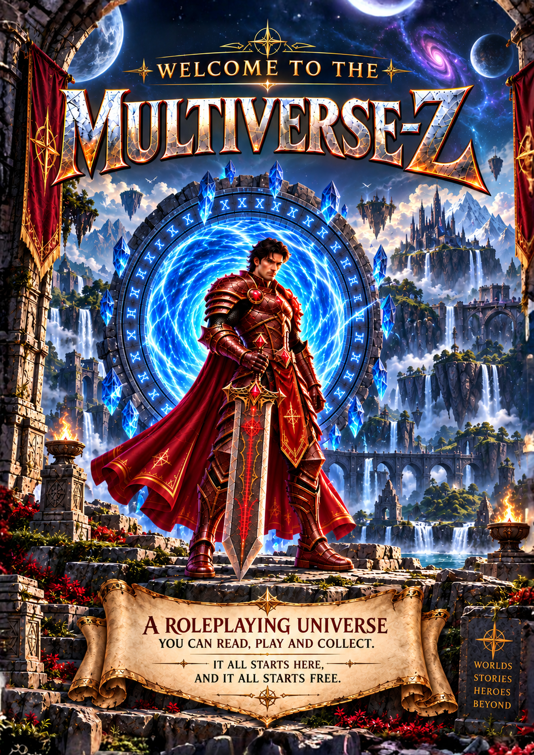 Welcome to the Multiverse-Z — a roleplaying universe you can read, play and collect