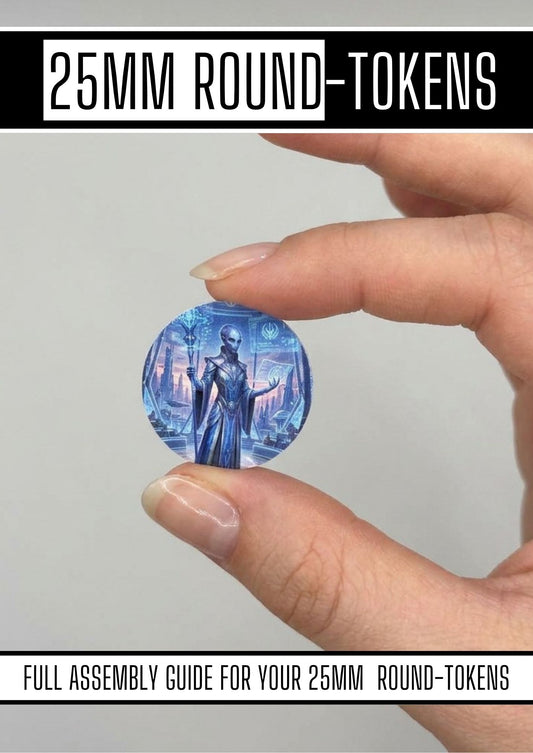 Character Round Tokens – 25 mm Crafting Guide
