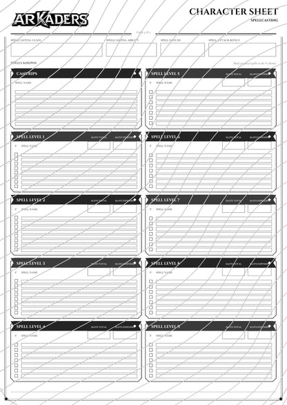 MERLIN CHARACTER SHEET (PDF FILE)