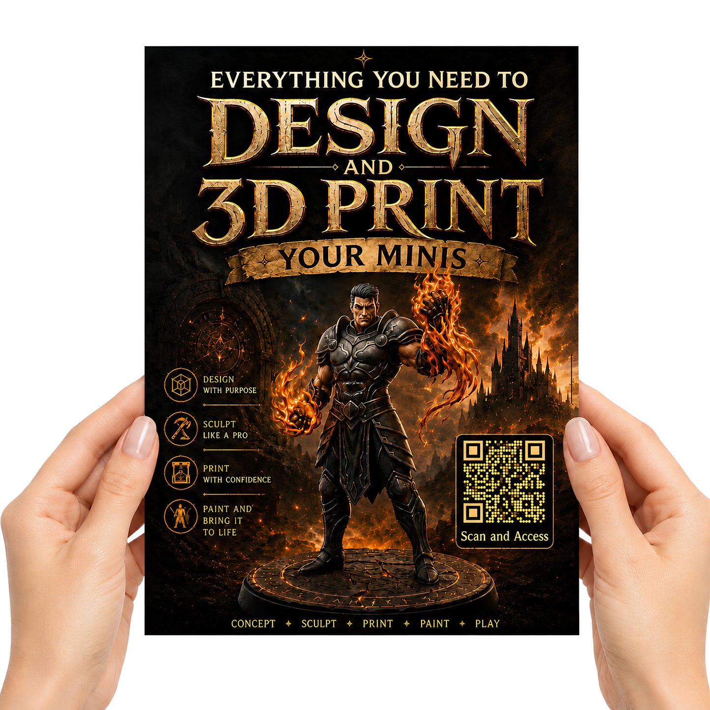 Design & 3D Print Your Minis: Complete Maker Kit
