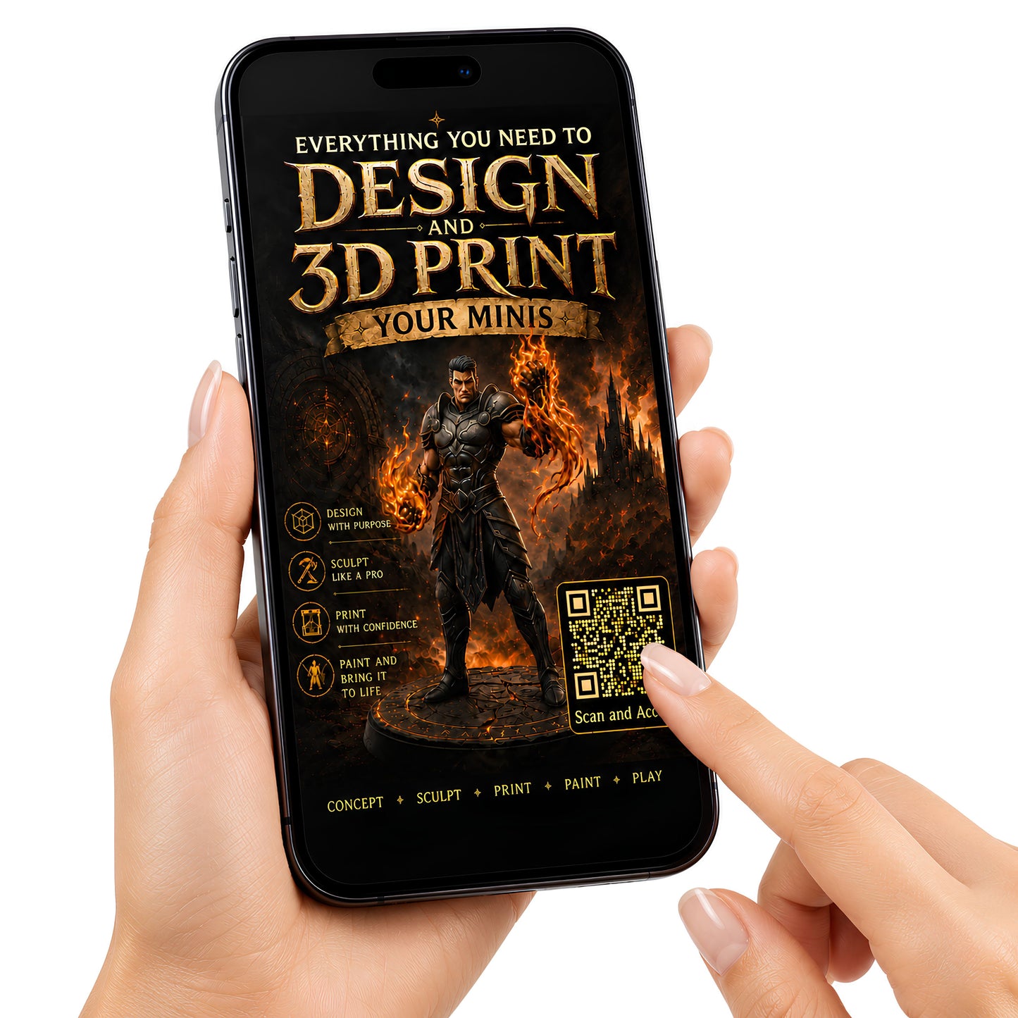 Design & 3D Print Your Minis: Complete Maker Kit