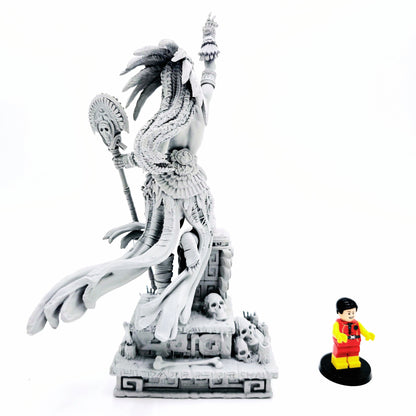 🔱 Tribal Priestess of the Cursed River – Ultra-Detail Miniature for Painting & Assembly 🔱