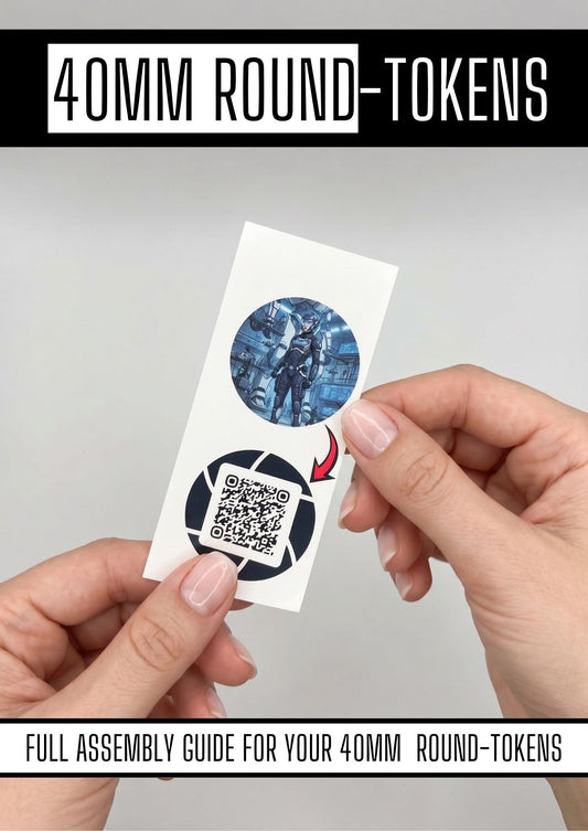 Character Sheet Round Tokens – 40 mm Crafting Guide