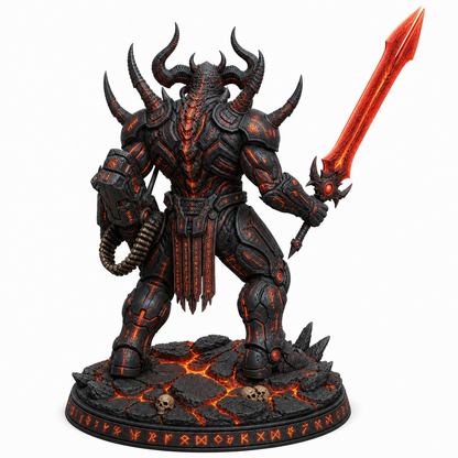Abyssals Futura Annihilator painted premium resin miniature, rear view
