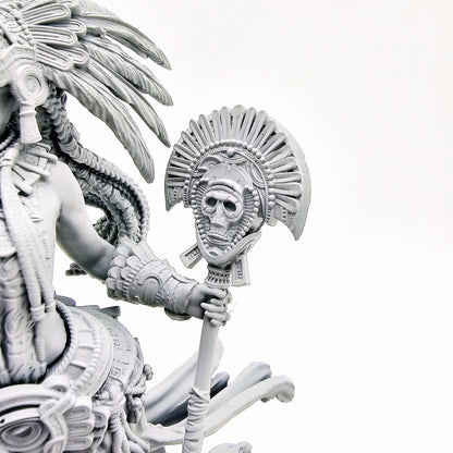 🔱 Tribal Priestess of the Cursed River – Ultra-Detail Miniature for Painting & Assembly 🔱