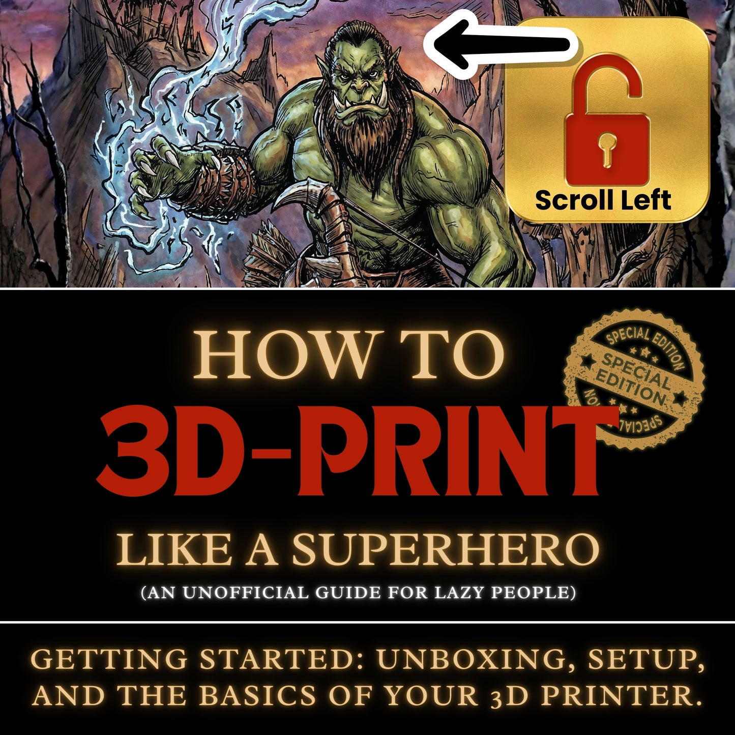 Getting started: unboxing, setup, and the basics of your 3D printer.