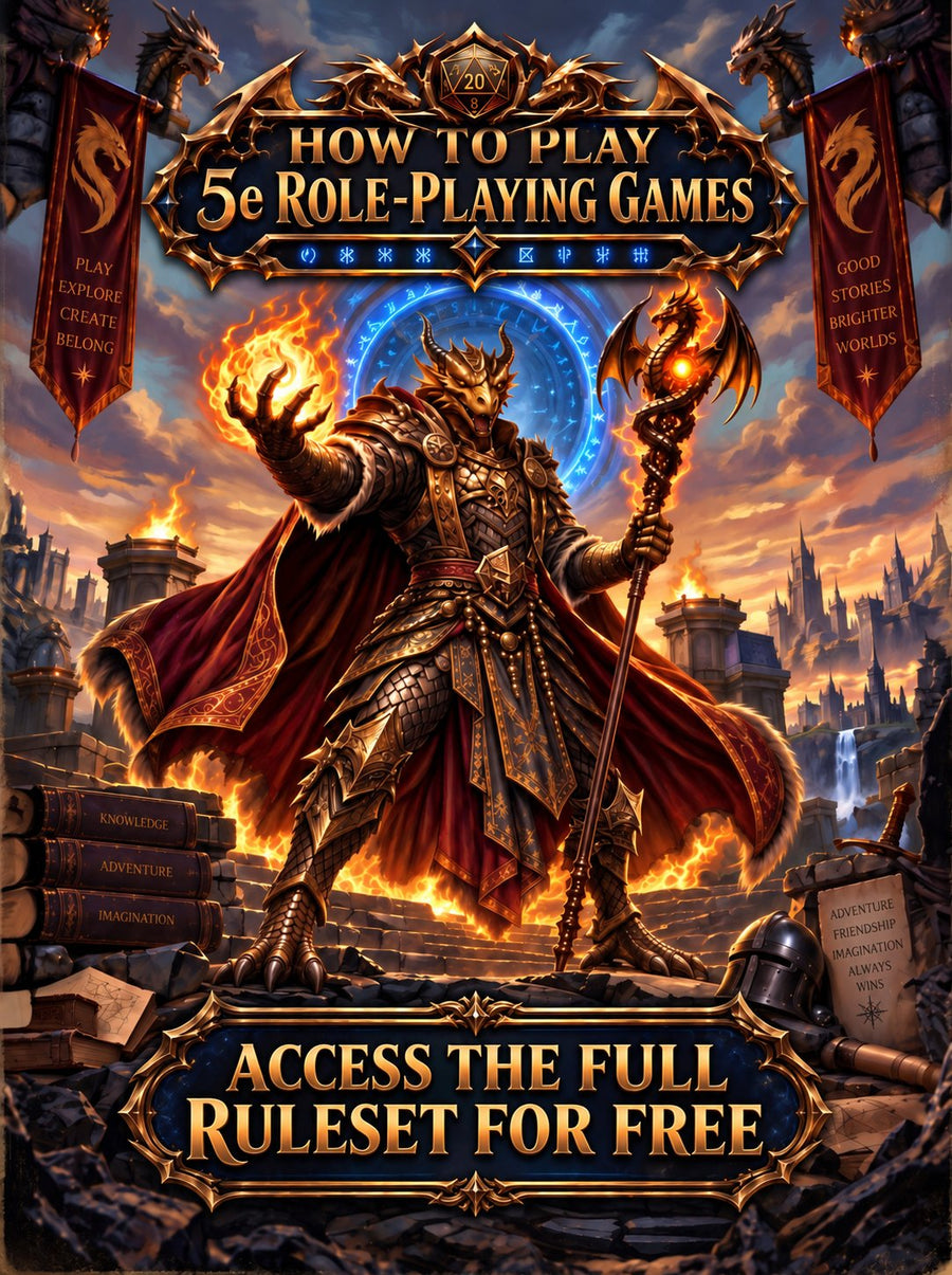 How to play 5e Role-Playing Games — Access the full ruleset for free