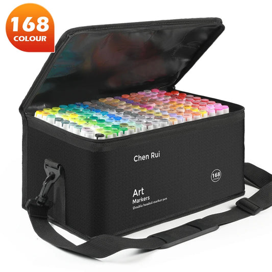 168 Colors Art Marker Set – The Ultimate Creative Weapon