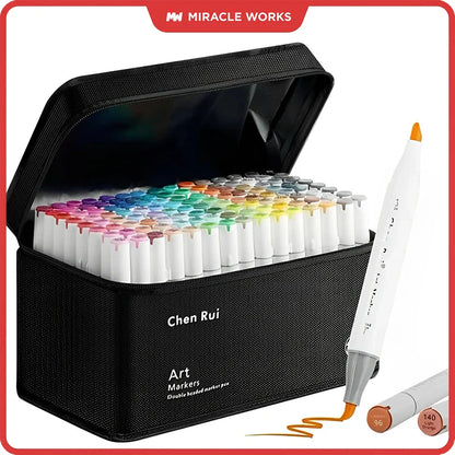 168 Colors Art Marker Set – The Ultimate Creative Weapon