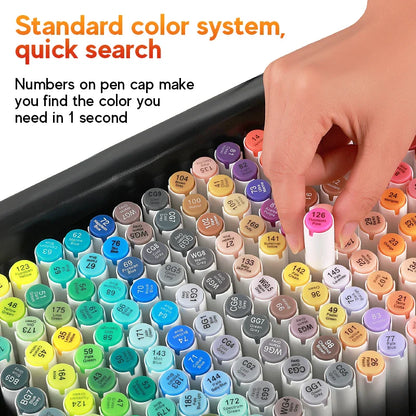 168 Colors Art Marker Set – The Ultimate Creative Weapon