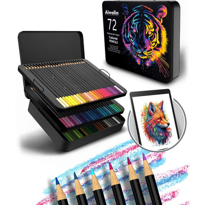 180 Colors Professional Colored Pencils Set
