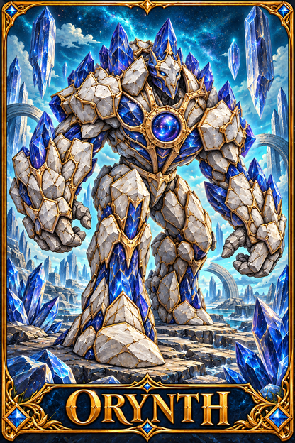 Included Token - Card artwork — ORYNTH-01 — detail preview; printed as a mini foldable token in the PDF