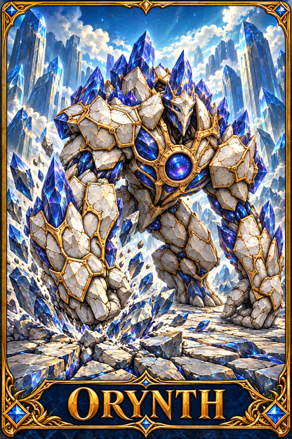 Included Token - Card artwork — ORYNTH-02 — detail preview; printed as a mini foldable token in the PDF