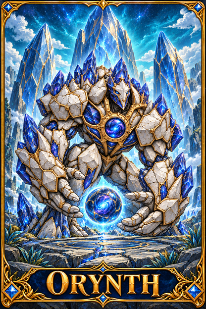 Included Token - Card artwork — ORYNTH-03 — detail preview; printed as a mini foldable token in the PDF