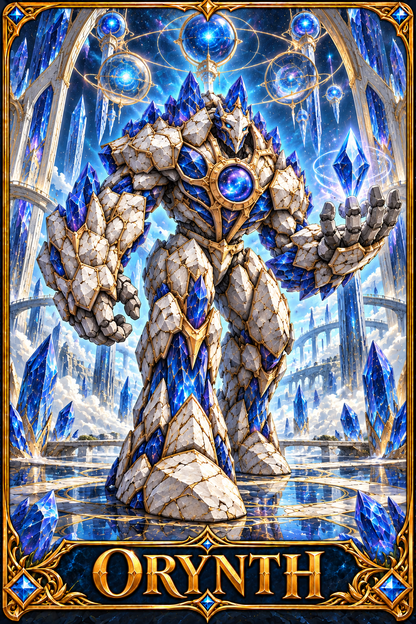 Included Token - Card artwork — ORYNTH-04 — detail preview; printed as a mini foldable token in the PDF