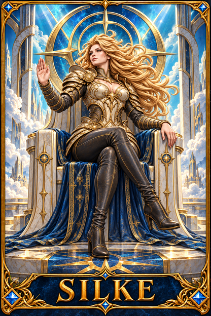 Included Token - Card artwork — SILKE-03 — detail preview; printed as a mini foldable token in the PDF