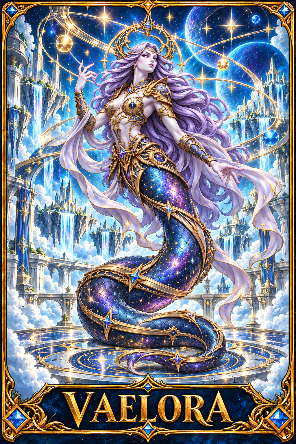Included Token - Card artwork — VAELORA-04 — detail preview; printed as a mini foldable token in the PDF