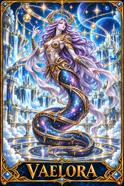 Included Token - Card artwork — VAELORA-04 — detail preview; printed as a mini foldable token in the PDF